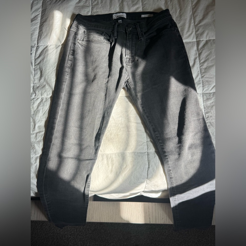 Frame Denim Charcoal Skinny Jeans